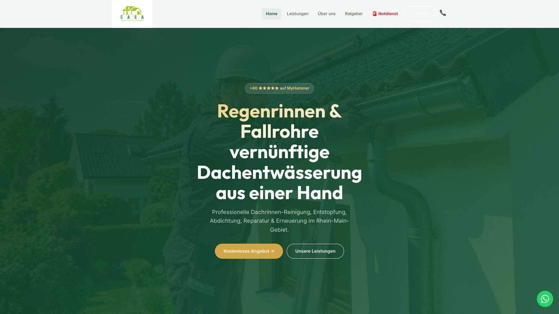 Casa Dachtechnik Website